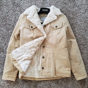 Wilsons Leather Suede Jacket Med M medium